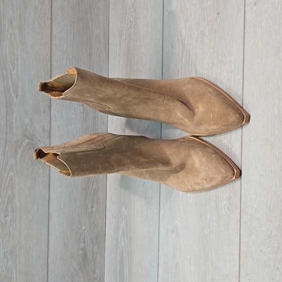 Marc Fisher LTD Women Loshay Leather Ankle The Pointed toe Heels shoes sz 9.5M - Picture 3 of 13